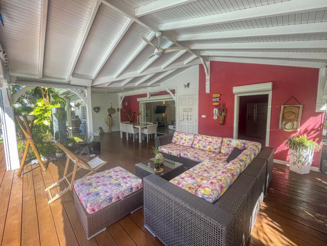 7.Location villa piscine Saint François Guadeloupe_Terrasse